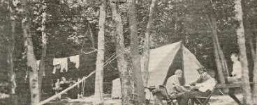 The Camp at Willow Clump Island.