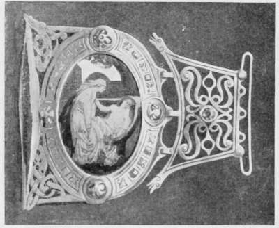 Clasp of the Wagner Belt (full size) shown on the opposite page. By Alexander Fisher.