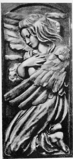 Coloured Faience Plaque. by Conrad Dressler.
