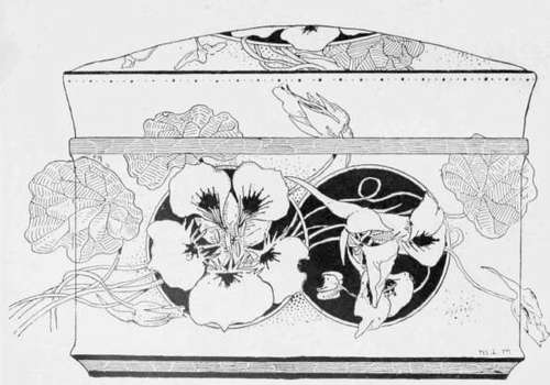 Decoration for a Box. By M. L Macomber.