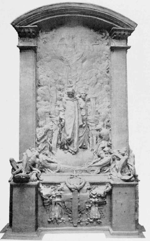 Design for a Memorial to Dante. By Arthur Rogers, of Manchester.