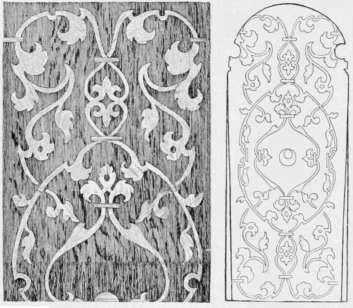 Detail of Wood Inlay and the Plan of the Complete