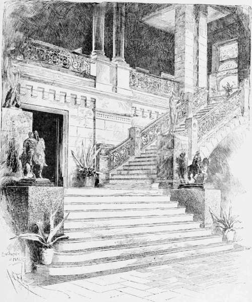 Entrance to an Art Museum. By H. C. Edwards.
