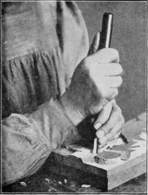 Fig. 2.   Cutting down the Outline.