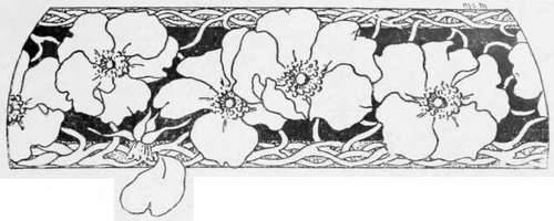 Full sized Detail of Rose Jar shown on the opposite page