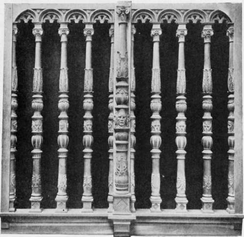 Portion Of A Balustrade Time Francis I.