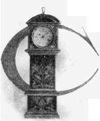 Stained Wood Clock case. By W. & A. Daniell.