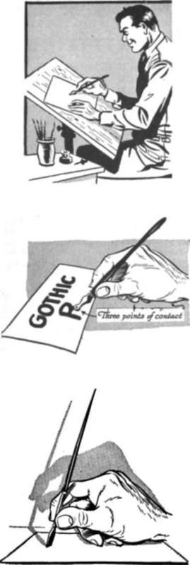 Pen Lettering A Gothic Alphabet