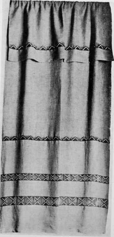 Curtain Of Beaded Drawn Work