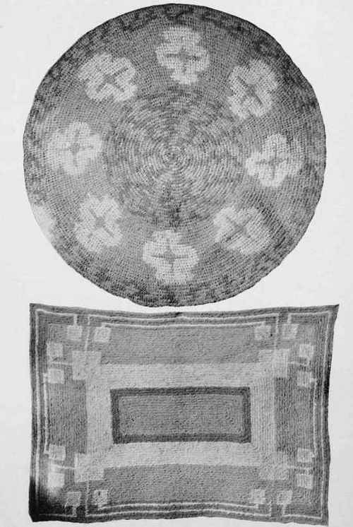 Even Crochetted Rugs May Be Made Beautiful Good Colouring And Original Designs