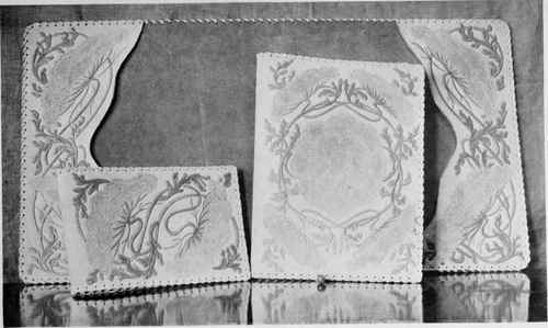 Leather Work Designed Am Executed By The Misses Ripley