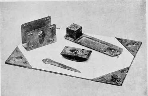 Repousse Desk Set