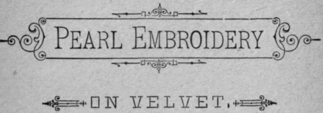 Pearl Embroidery on Velvet 78