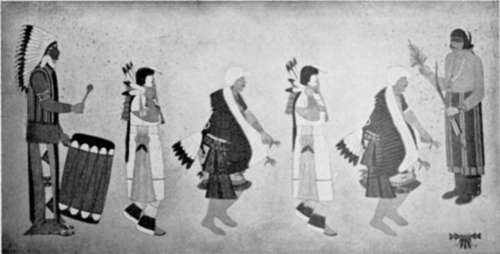 Eagle dancers of Cochiti