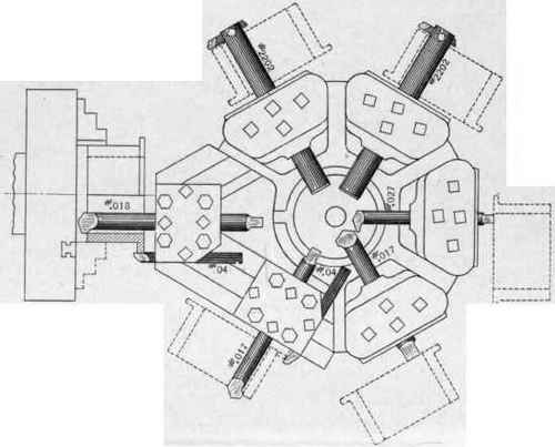 Three Jawed Chuck. Finished In Two Operations   First Operation