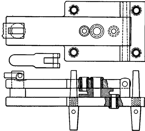 Jig with Legs on Both Sides.
