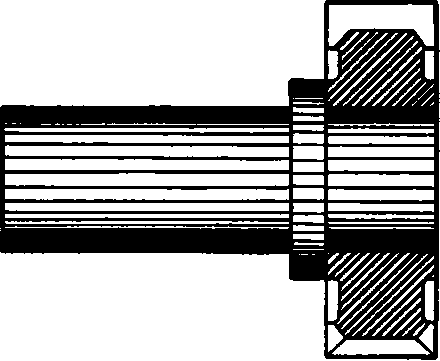 Milling Cutter Mounted on Plug