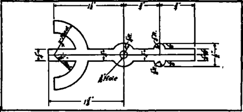 Sketch of Lower Punch of Die Shown in Fig. 43.