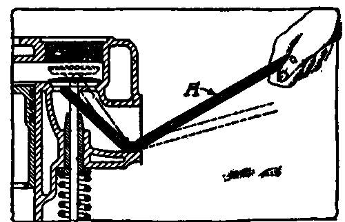Bent Tool Which Facilitates Removal of Stuck Valves.