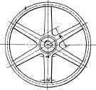Dimensions of Cored Arm Pulley.