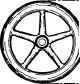 Five Arm Hand Wheel.
