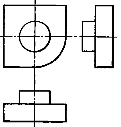 Location of Shade Lines for Rounded Corner.