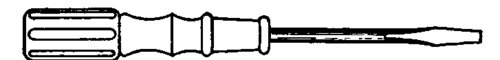 Ordinary Screwdriver.