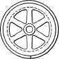 Sheave Pulley Pattern with Groove Made with Dry Sand Core.