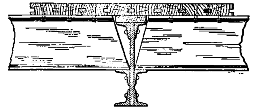 Floor Supported Entirely by Steel Beams.