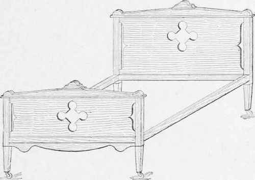 Design for Wooden Bedstead.