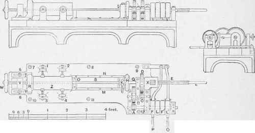 Press for Mangle Shafts.