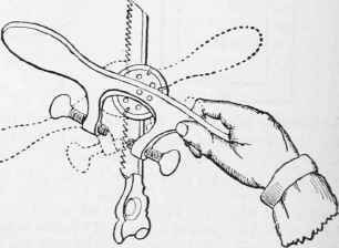 Trickett's lever saw set, sold by Melhuish, at 3s. 6d., is represented in Fig. 318.