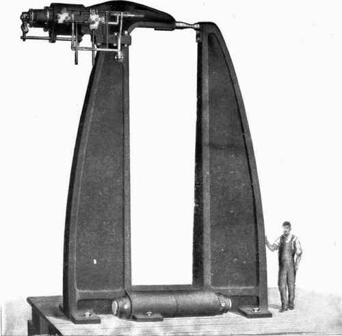 Fig. 234.   Hydraulic Riveting Machine.