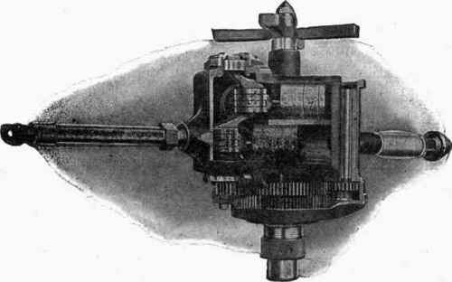 Fig. 59.   Pneumatic Drill. Partly in section.