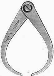 Fig.6.   Outside Calipers. For measuring outside diameters.