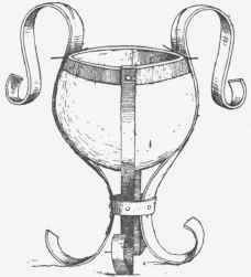 Fig. 25. Wooden Bowl on Iron Stand