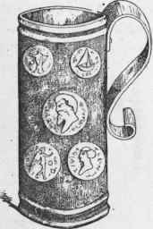 Fig. 67. Tankard inlaid with Coins