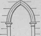 Fig. 77.   A Pointed Arch.