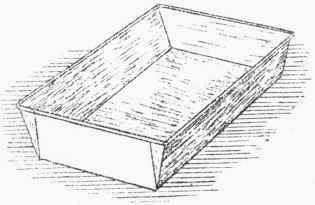 Tapered Pan With Solid Corners 73