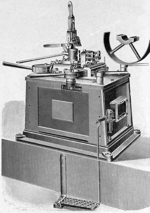 Fig. 45. Machine for Welding Pulley spokes to Rim and Hub.