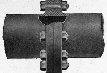 Fig. 56.   Form of Special Facing for Electrically Welded Flanges : Plain Faced.