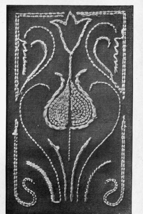 12. Crewel Stitch Sampler (Back)