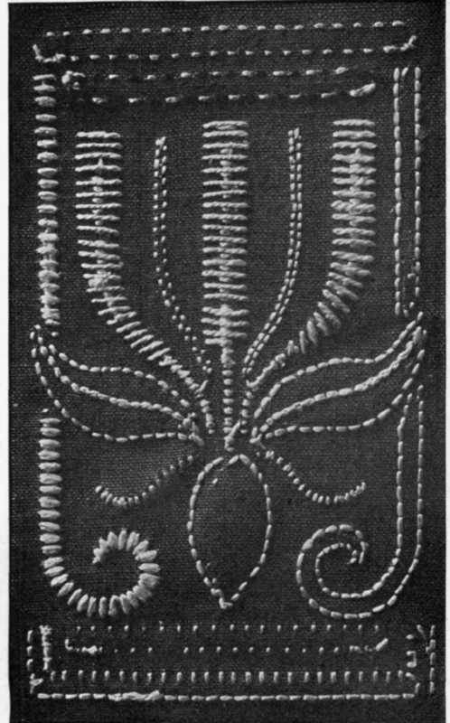 21. Herring Bone Sampler (Back)