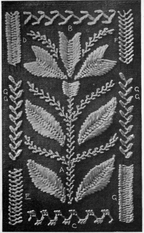 25. Feather Stitch Sampler