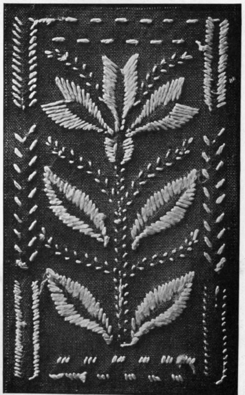 26. Feather Stitch Sampler (Back)