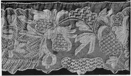 73. Fine Needlework Upon Linen