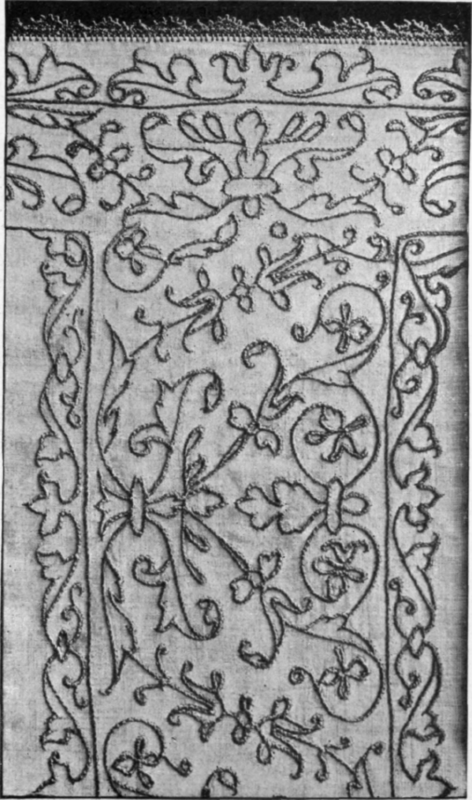 98. Simple Couching On Linen