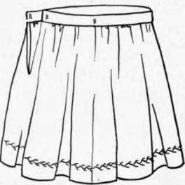 Fig. 35.   The petticoat for the children of the home.