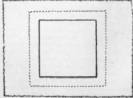 Fig. 26. A hemmed on patch. Upper or right side.