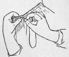 Fig. 40. Gathers stroked or laid.